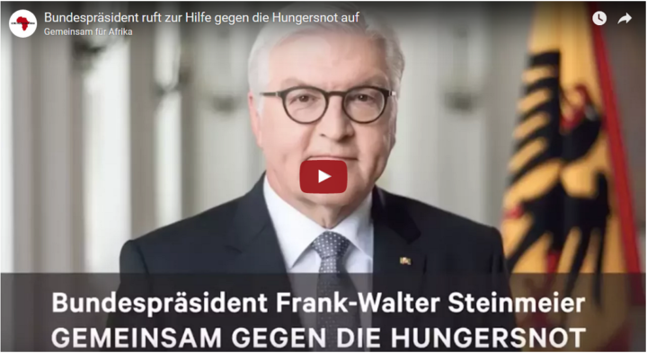 Screenshot Videobotschaft Bundespraesident