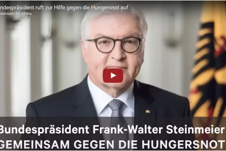 Screenshot Videobotschaft Bundespraesident