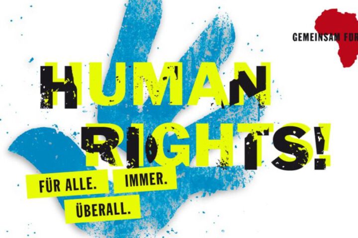 GEMEINSAM MIT AFRIKA setzt sich für Menschenrechte ein. Für alle. Immer. Überall._©GEMEINSAM MIT AFRIKA