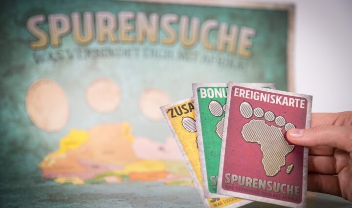 Gruppenspiel Spurensuche: Foto von den Spielkarten_©Ralf Rebmann