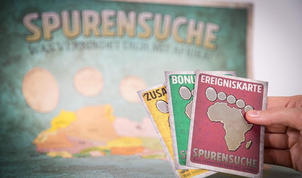Gruppenspiel Spurensuche: Foto von den Spielkarten_©Ralf Rebmann