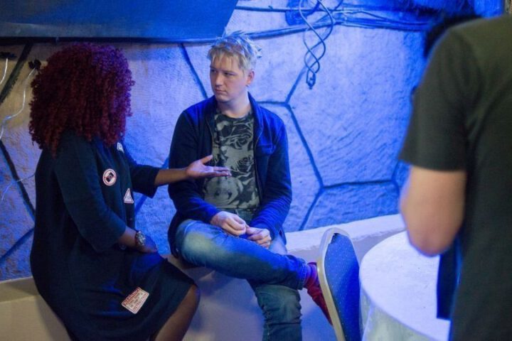 manniac mit Bloggerin Nancy Handabile_©Gemeinsam mit Afrika / Florian Oellers