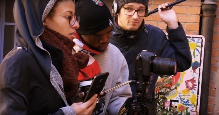 Das DRAUFSICHT-Team beim Filme machen._©DRAUFSICHT