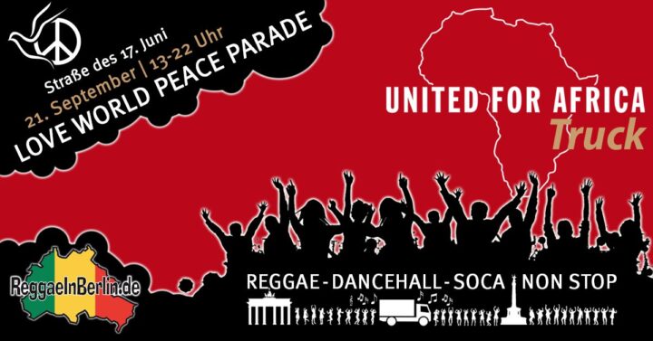 UNITED FOR AFRICA auf der Love World Peace Parade