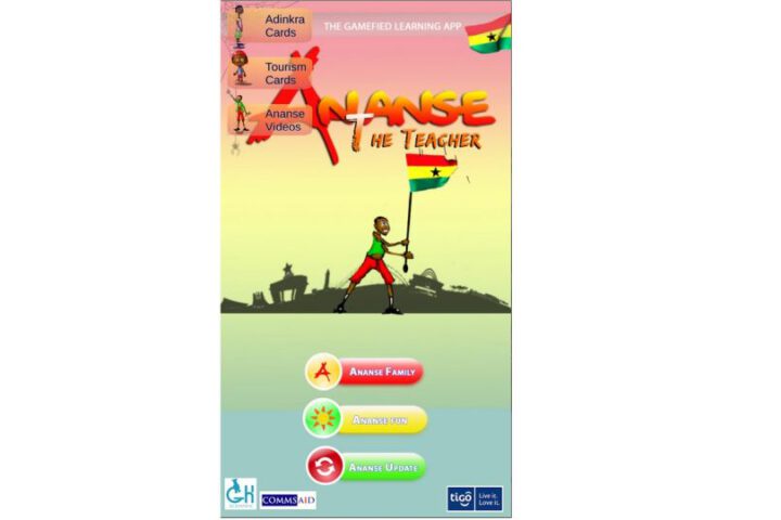 Screenshot der Ananse the Teacher App