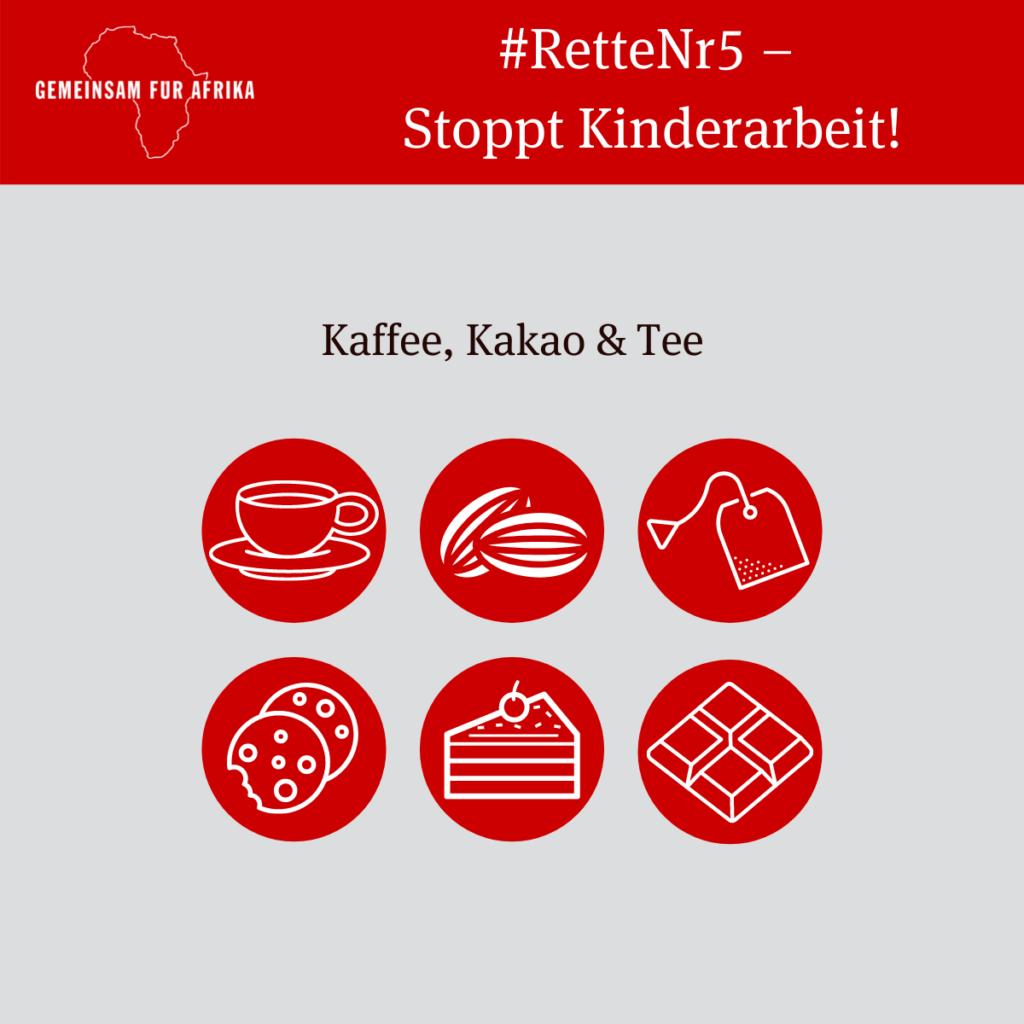 Kinderarbeit Kaffee Kakao Tee