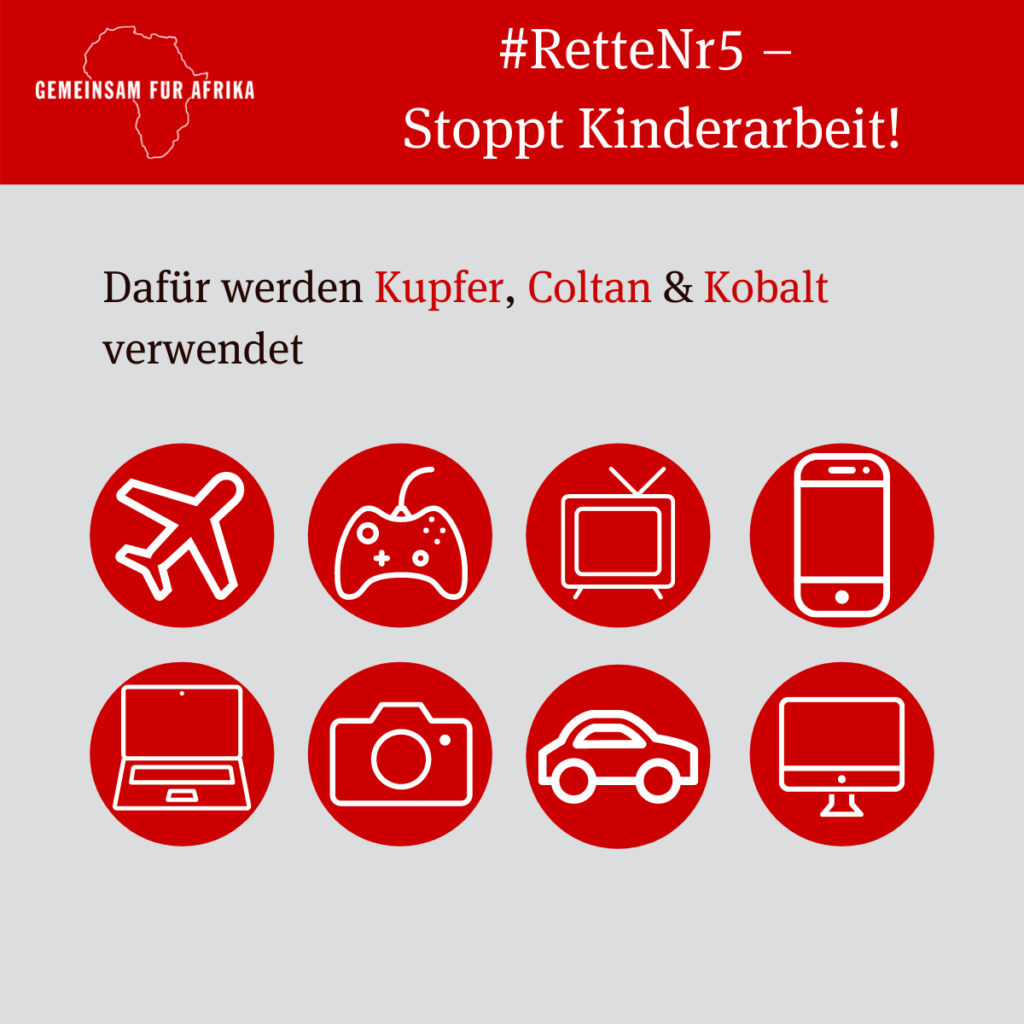 Kinderarbeit Coltan Kupfer Kobalt