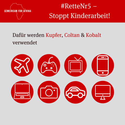 Grafik Produkte2_GfA_Strassenaktion 11062021_Kinderarbeit © GEMEINSAM MIT AFRIKA