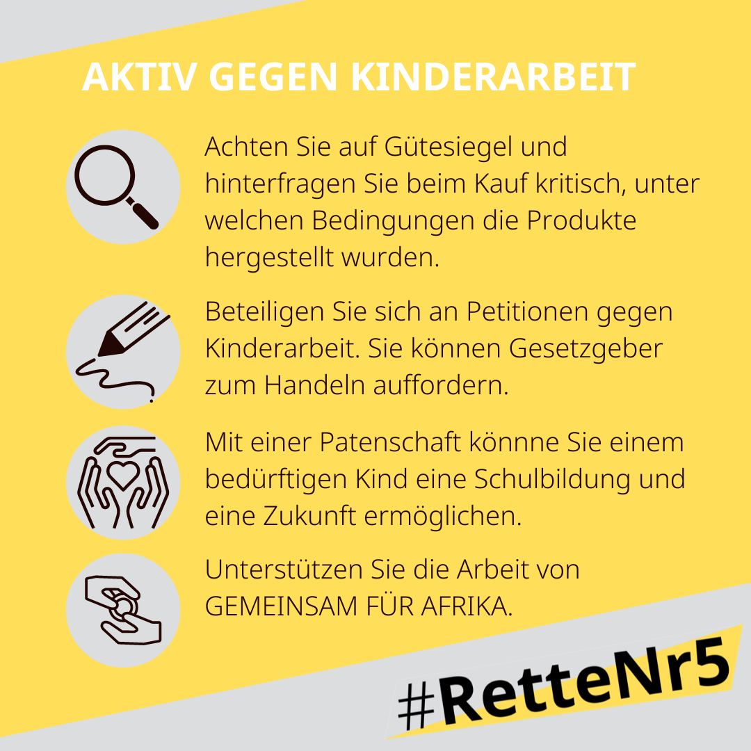 RetteNr5: Was man gegen Kinderarbeit tun kann