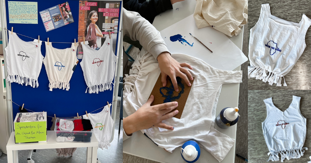 Spendenaktion United for Africa-Bag Erich Kästner-Schule in Maintal_©Meryem Yesilov